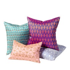 John Robshaw Decorative Pillow, Turquoise, 20X20
