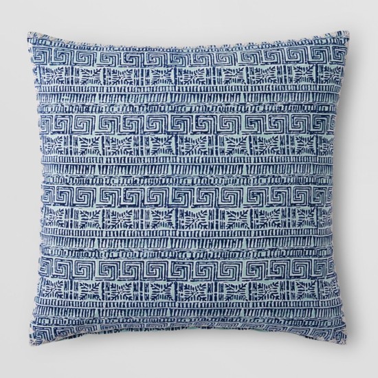  Falk Decorative Pillow, 20″ X 20″ Blue Multi