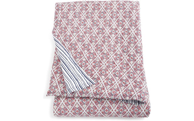  King Quilt , Red/Blue, 110″x92″