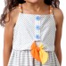  Kids' Sundress, Gray, One Color, 8