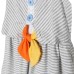 Kids' Sundress, Gray, One Color, 8