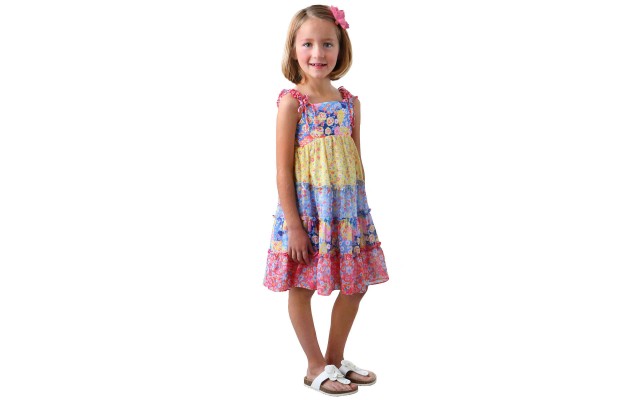  Kids' Sundress, Yellow, One Color, 4T