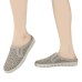  Ladies' Floral Mule, Beige, 6