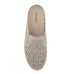  Ladies' Floral Mule, Beige, 6