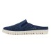  Ladies' Floral Mule, Blue, 8