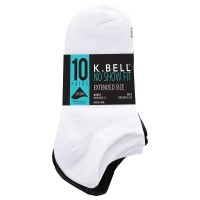 K Bell No Show Sock, 20 pair, Multi, Extended