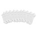 K Bell No Show Sock, 20 pair, White, Regular