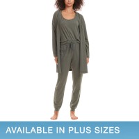 Karen Neuburger Ladies' 3-Piece Lounge Set, Green, 3X