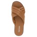  Ladies' Cross Band Sandal, Tan, 8.5
