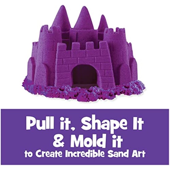  , The Original Moldable Sensory Play Sand, Brown, 2 lb. Resealable Bag, Ages 3+, Purple