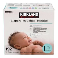 Kirkland Signature Diapers Sizes 1-2, One Color, 1 (8-14 lb/4-6 kg)