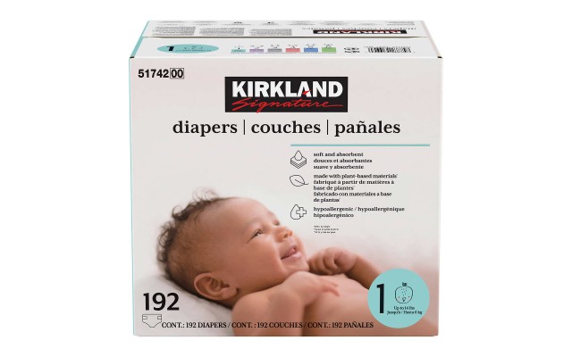  Diapers Sizes 1-2, One Color, 1 (8-14 lb/4-6 kg)