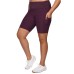  Ladies' Bike Short, Purple, Large