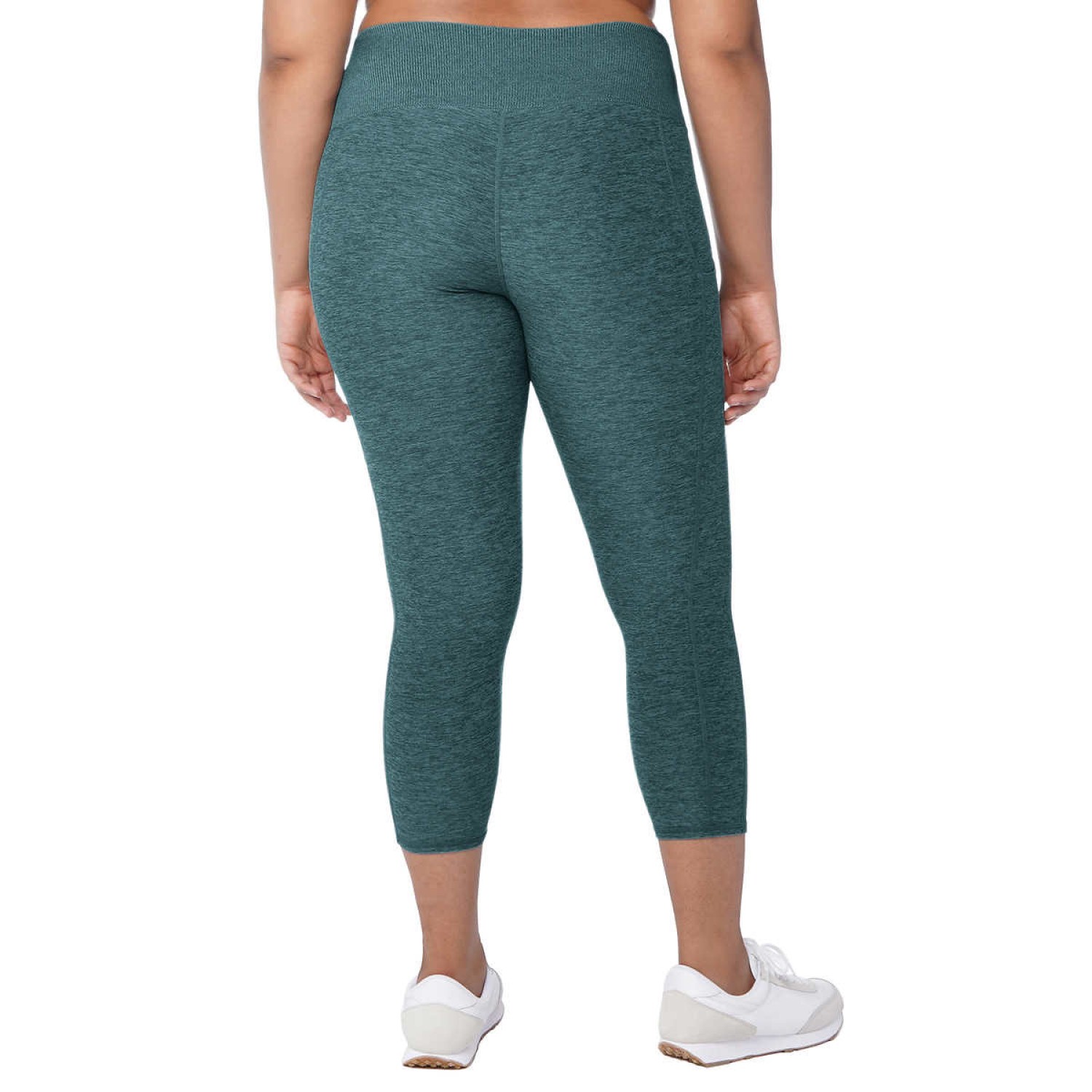 Kirkland Signature Ladies' Brushed Capri, Green, XX-Large