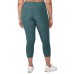  Ladies' Brushed Capri, Green, XX-Large