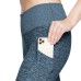  Ladies' Brushed Capri, Blue, 2X