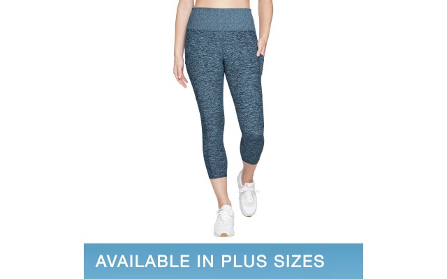  Ladies' Brushed Capri, Blue, XX-Large
