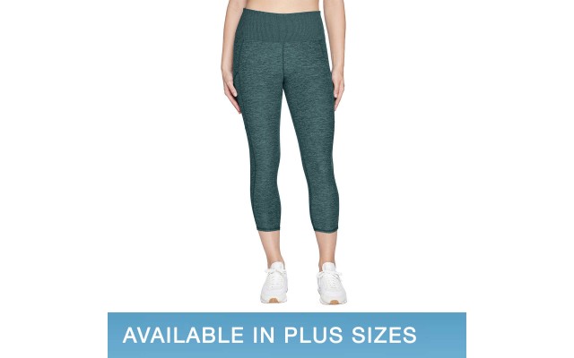  Ladies' Brushed Capri, Green, XX-Large