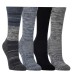  Ladies' Extra-Fine Merino Wool Blend Crew Sock, 6-pair, Blue, One Size Fits All