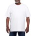  Men’s Crew Neck Tee, 6-pack, White, Large