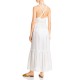  Kelali Maxi Dress Swim Cover-Up, White, Large