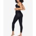  Women’s Firm Tummy-Control Compression Leggings, Black, Medium