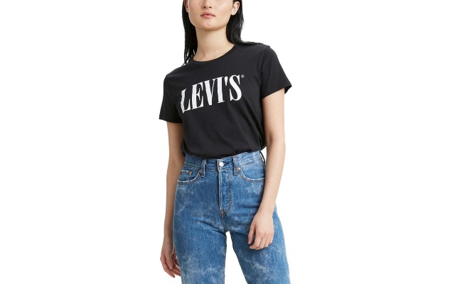  Ladies' Tee, Black, Large