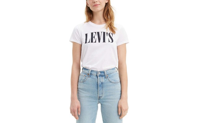  Ladies' Tee, White, Large