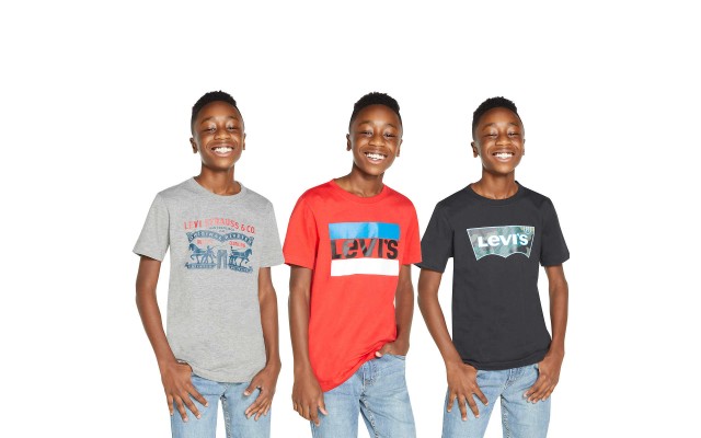  Youth 3-pack Tee, Red, One Color, X-Large (18/20)