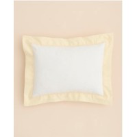 Little by Hudson Park Pique Boudoir Pillow, Yellow, CRIB