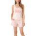  Ladies' 3-piece Short Sleep Set, Pink, Large