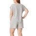  Ladies' 3-piece Short Sleep Set, Gray, X-Large