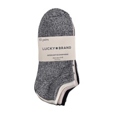 Lucky Brand Ladies' Super Soft No Show Sock10-pair