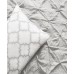  Ravello Pintuck Geo Reversible 7-Piece Full/Queen Comforter Set, Gray