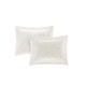  Sabrina 3-Pc. California King Tufted Cotton Chenille Bedspread Sets,Solid White