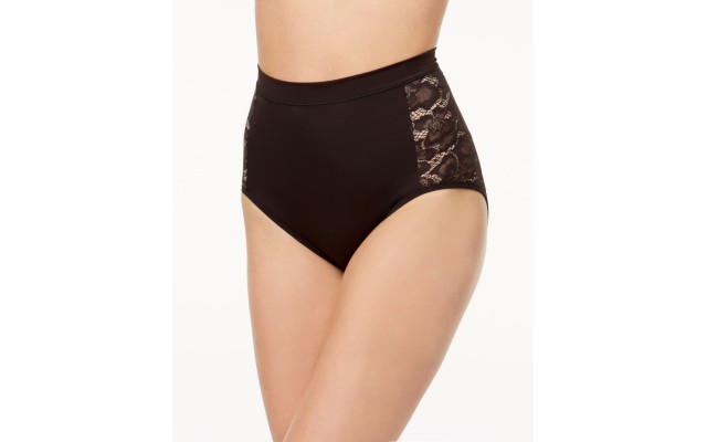  Shapewear Tame Your Tummy Shaping Brief, Black, X-Large