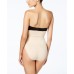  Women’s Firm Control Slim Waisters High-Waist Brief, Beige, Small