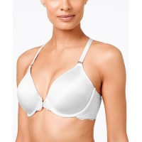 Maidenform Women’s Pure Genius T-Back Bra, White, 40C