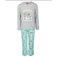 Matching Toddler, Little & Big Kids Tropical Santa Family Pajama Set