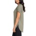  Ladies' French Terry Top, Green, 2X