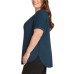  Ladies' French Terry Top, Blue, XX-Large