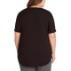  Ladies' French Terry Top, Black, XX-Large