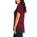  Ladies' French Terry Top, Red, Small