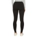  Ladies' French Terry Legging with Pockets, Black, Medium