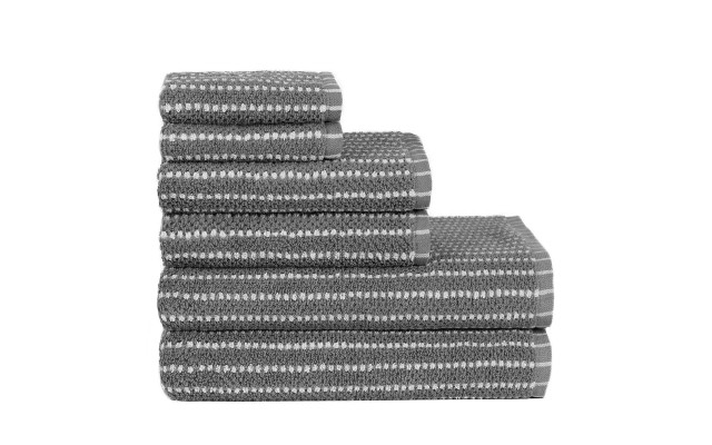 McBee 6-piece Bath Towel Set, Orange