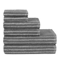 McBee 6-piece Bath Towel Set, Teal