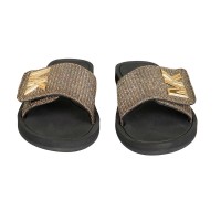 Michael Kors Ladies' Logo Slide, Black, 5