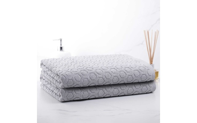 Mirabella 2-piece Bath Set, Gray