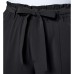 Ladies' Tie-Front Pant, Black, X-Small