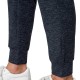  Ladies' Brushed Jogger, Blue, Large